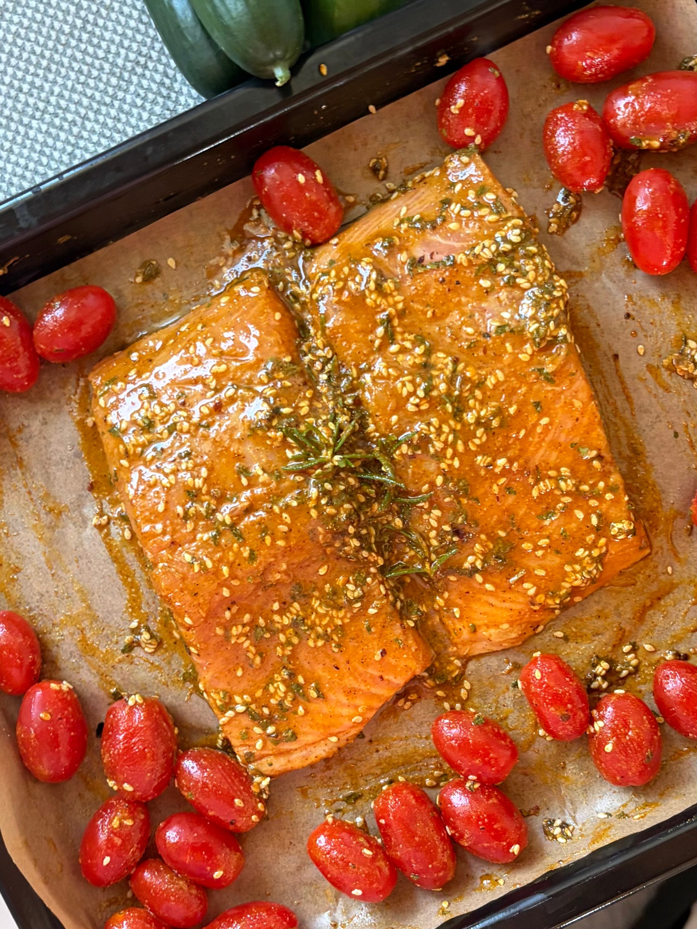 Wild ginger miso salmon
