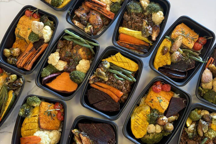 A week of meal prep boxes